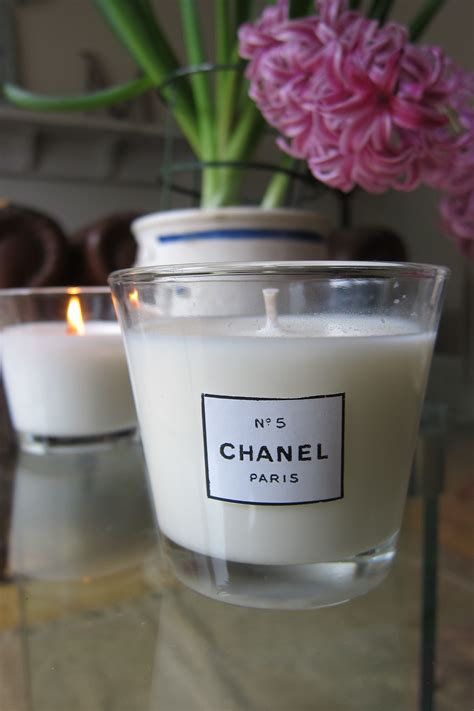 chanel no 5 candle diy